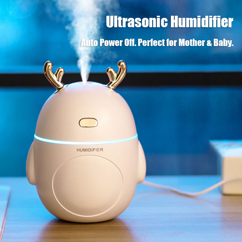 Mini Deer Ultrasonic Cool Mist Humidifier